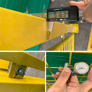 سياج أمان متحرك قابل للتخصيص للمستودعات، لوحات سياج معدنية لحماية وتقسيم ورش العمل وحماية الآلات - Product Image 5