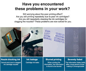 原装惠普墨盒黑色溶剂墨水手持打印机12.7毫米高度墨盒 - Product Image 6