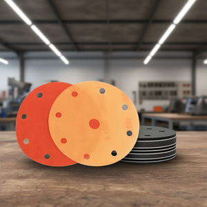 Disco de Lijado Ttake de 15 Orificios, Grano 220, Soporte de Película con Revestimiento de Velcro - Product Image 3