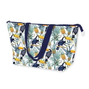 Vente en gros de sacs de plage fourre-tout pliables et imperméables imprimés sur mesure style doux et frais pour l'automne et le printemps préparez-vous pour l'été - Product Image 2