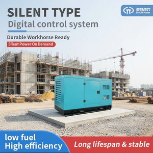 גנרטור דיזל 50 קילוואט בעל הספק גבוה, מנוע טורבו, 50 הרץ, 1500 סל\\\"ד, התנעה אוטומטית, מתאים לעומסים כבדים בקלות - Product Image 1