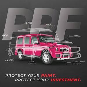 Pida una Muestra Gratis de Película Protectora de Pintura para Vehículos (PPF) de Alto Brillo, Autoregenerable, para Protección Completa de la Carrocería, Antiarañazos - Product Image 2