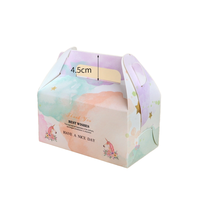 Vente en gros de paquets de desserts à emporter biodégradables jetables de couleur personnalisée boîtes individuelles de mini cupcake mousse