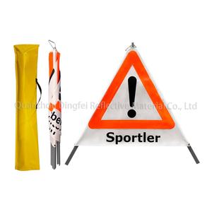 <span class=keywords><strong>ป้าย</strong></span>เตือนแบบสามเหลี่ยมสะท้อนแสงแบบพกพา <span class=keywords><strong>ป้าย</strong></span>เตือนสำหรับเต็นท์ - Product Image 2