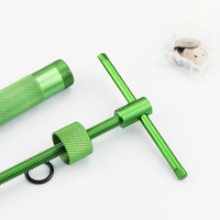 Vente en gros professionnel ultime pistolet d'extrudeuse d'argile portatif outil d'extrudeuse à vis en métal 20 formes disques d'extrusion argile polymère