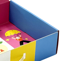 Boîte d'emballage personnalisée de boîte-cadeau de jouet pour enfants, boîte d'avion à poignée, impression de matériaux respectueux de l'environnement
