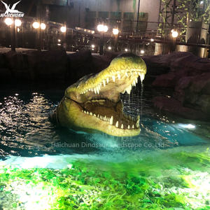 <span class=keywords><strong>Cocodrilo</strong></span> Animatronic a prueba de agua de tamaño natural, gran <span class=keywords><strong>Robot</strong></span>, escultura de <span class=keywords><strong>cocodrilo</strong></span> Animal para centros comerciales, casas de juegos, Parque salvaje, jungla - Product Image 3