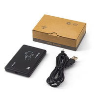 Lector/Escritor UHF Pasivo de Escritorio, Distancia Máxima de Lectura de 10 cm, Puerto USB, Material ABS, 860-960 MHz, Tarjetas ISO14443A/ISO18000-6C