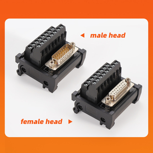 Bloque de terminales dividido ENMG, placa de cableado de conector macho-hembra, tira de terminales PLC, puerto serie de 25 pines y 44 Pines, 9 núcleos - Product Image 4