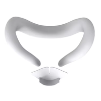 Accessoires VR : Housse de protection pour sangle de tête, masque et couvre-visage en silicone pour casque VR Oculus Quest 3
