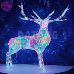 Luces LED de Navidad con Forma de Ciervo, Modernas y de Lujo, con Colores Personalizables para Decoración de Parques y Centros Comerciales, Venta al Por Mayor de Fábrica - Product Image 4