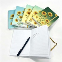Carnet à spirale personnalisé avec impression florale, journal avec couverture personnalisée, logo OEM ODM imprimé, carnet personnalisé pour enfants, adultes, bébés, entreprise