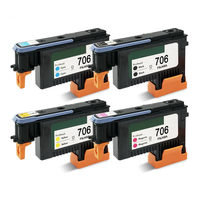 Tête d'impression F9J49A pour HP 706, tête d'impression pour HP DesignJet DJ D5800, tête d'impression PRTA34479, pièces de tête d'impression jet d'encre, ensemble 4 couleurs