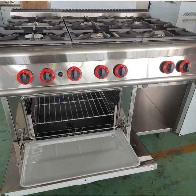 Astar Popular Commercial Kitchen Appliance 48 Inch Gas Range with Double Oven