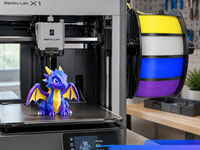 Filament PETG Blue Harmony 1,75 mm, filament d'imprimante 3D durable, 8 tons naturels, pièces pour extérieur, compatible Bambu Lab Prusa