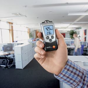 Alman Testo610 taşınabilir endüstriyel sıcaklık nem ölçer yüksek hassasiyetli dijital ekran 1 yıl garanti test ekipmanları - Product Image 4