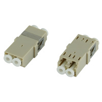 Adaptateur duplex LC/UPC 2 cœurs OM3 OM5 OS2 Adaptateur fibre optique OM4 Coupleur fibre optique LC-LC pour réseaux FTTH 4G et Wi-Fi