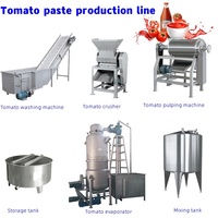 Volautomatische Tomatenpuree Verwerking Machine Tomaat Ketchup Saus Productielijn Tomatenpuree Productielijn Voor Verkoop