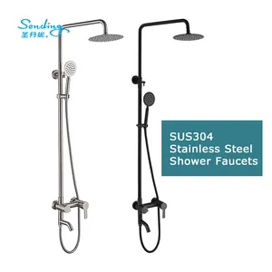 Wholesale Suppliers Durable Family Essential stainless steel 304 shower faucet Shower Set