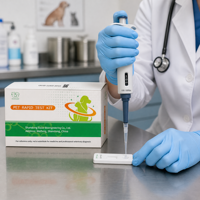 Kit d'immunoessai par fluorescence D-Dimère pour chiens et chats, réactif POCT pour test de thrombose et de coagulation chez les animaux de compagnie