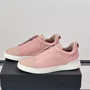 Zapatos Casuales de Cuero Genuino para Hombre de Diseño de Lujo, con Triple Costura, de Corte Bajo, con Cordones, Transpirables, a la Moda - Product Image 1