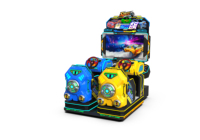 Simulateur de course automobile Speed Way à monnayeur, jeu vidéo d'arcade de conduite, machine de divertissement, en anglais, 110/220V, en plastique