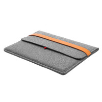 Couverture d'ordinateur portable en feutre multifonctionnelle personnalisée pliante moderne avec feutre de laine et cuir PU