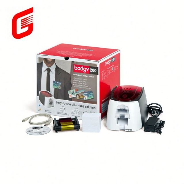 Evolis Badgy 200 Single Sided Plastic Smart ID Card Printer