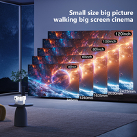 Proyector Portátil Q5 en Oferta, 1080P, 400ANSI, Alto Brillo, con Android 14, 1+8G, WiFi 6, BT 5.4, Enfoque Automático, Keystone, Altavoz de 5W