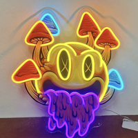Dropshipping d'enseigne néon personnalisée Logo lumière LED lettre acrylique rgb pour entreprise magasin Salon Sexy Lady enseignes de bar au néon