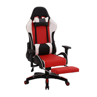 Chaise de jeu e-sport Zero, fauteuil de jeu, pouces, modèle Racing, e-sport, bon marché, chine, Ewin Dota 2, noir et bleu, rvb, avec haut-parleurs de Massage