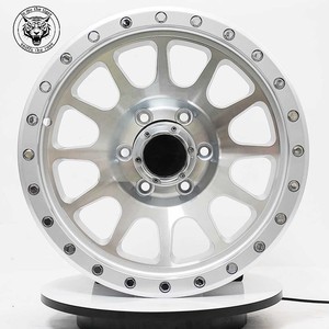 China Factory Wholesale Price 4 Pieces New High Quality Aluminum SUV <strong>Wheels</strong> Mesh Design <strong>16</strong>" Off-road Matte Black PCD 127mm - Product Image 2