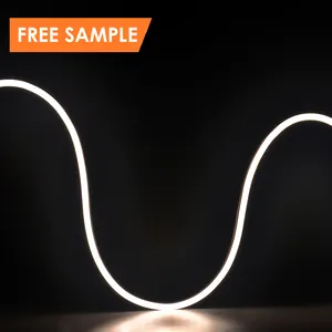 Bande lumineuse LED néon, Flexible, 12V/24V, Extrusion intégrée en Silicone, ruban de lumière