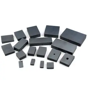 Magnete in Ferrite a blocchi personalizzati del produttore nuovo arrivo magnete a barra in ceramica a prezzo ragionevole