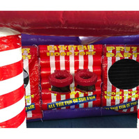 Tienda de campaña inflable para tienda de carnaval, soporte de premios, expositor de juegos de carnaval portátil