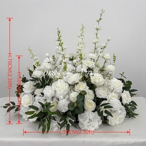Fábrica de Flores Artificiales DKB, Venta al por Mayor de Caminos de Mesa Florales Artificiales, <span class=keywords><strong>Arreglos</strong></span> Florales para Bodas y Eventos - Product Image 2