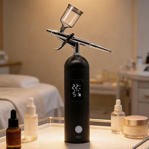 Kit d'aérographe sans fil rechargeable par USB à double action avec arrêt automatique, pression de 35 PSI, aérographe pour gâteaux, nail art et effets spéciaux - Product Image 3