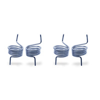 Ressort de torsion industriel personnalisé petit acier inoxydable Oem Heavy Duty pédale double ressort de torsion en spirale