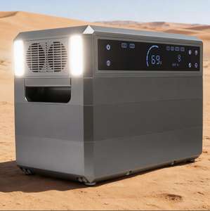 Station d'alimentation portable 2000W, système de stockage d'énergie, générateur solaire pour la maison et le camping - Product Image 2