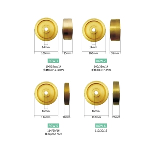 Quang học phòng thí nghiệm phụ kiện tự động ống kính edger bánh xe 110/20/14 Mét RGW-10 kim cương Mài bánh xe cho đôi-bánh Xe tay máy xay - Product Image 4