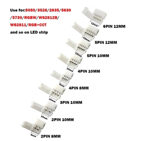 RGB + CCT nhanh chóng SMD LED Strip nối 6pin 12 mét miễn phí hàn nối - Product Image 3