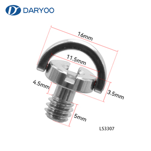 Vis miniature pour caméra Daryoo, <span class=keywords><strong>mini</strong></span> vis à fente 1/4, axe en D, vis de montage cachée pour caméra <span class=keywords><strong>espion</strong></span> - Product Image 1