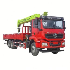 รถบรรทุกติดเครน Shacman Delong 6x4 พร้อมอุปกรณ์ Huade บูม 5 ท่อน รับน้ำหนัก 14 ตัน เครื่องยนต์ Weichai 270 แรงม้า เกียร์และปั๊ม - Product Image 1