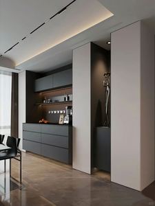 El Comedor Muestra el Mueble para Vinos Contra la Pared en una Sala de Estar, Mueble Personalizado - Product Image 2