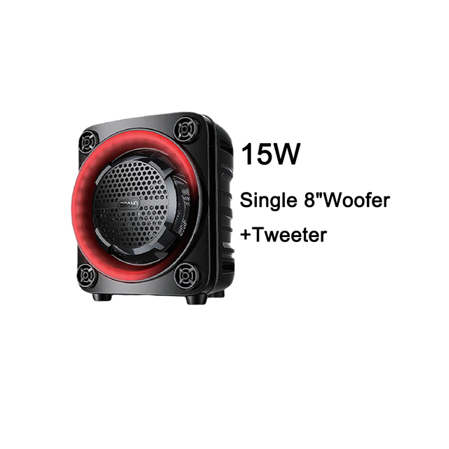 Factory Price Karaoke 15W 8 Inch RGB Light Party Speaker Box Speaker for Sale