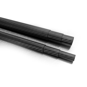 3K dimi düz desen rulo sarılmış karbon Fiber tüp 20mm 15mm 12mm 10mm 8mm 6mm - Product Image 6