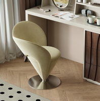 Samt-Drehstuhl Runde Form Schlafzimmer Lounge Wohnzimmer Möbel Modernes Sofa