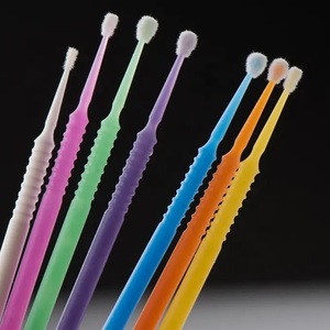 Best seller manuale di plastica per ciglia monouso Microbrush consumabili odontoiatri applicatori Scaler dentale