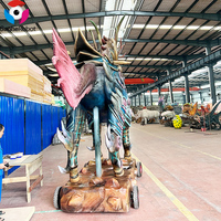 Personnalisation du modèle de simulation Kylin de licorne chinoise ancienne grand modèle animal animatronique pour le parc d'attractions du parc à thème