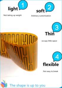 3.7V 5V <span class=keywords><strong>12V</strong></span> 24V 36V 48V 110V 220V adhésif polyimide film mince pi kapton coussin chauffant - Product Image 6